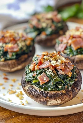 Keto Bacon Stuffed Mushrooms Recipe