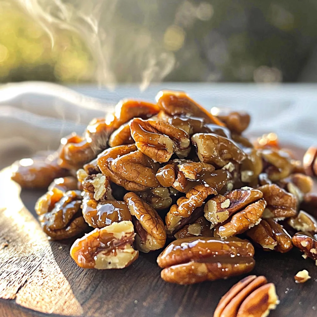 Keto Caramel Pecans