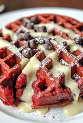 Keto Chocolate Chip Red Velvet Waffles