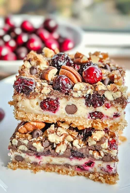 Keto Cranberry Pecan Magic Bars