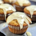 Keto Gingerbread Muffins With Icing