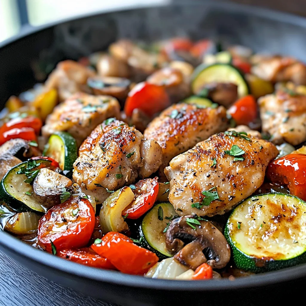 Keto Italian Chicken Skillet