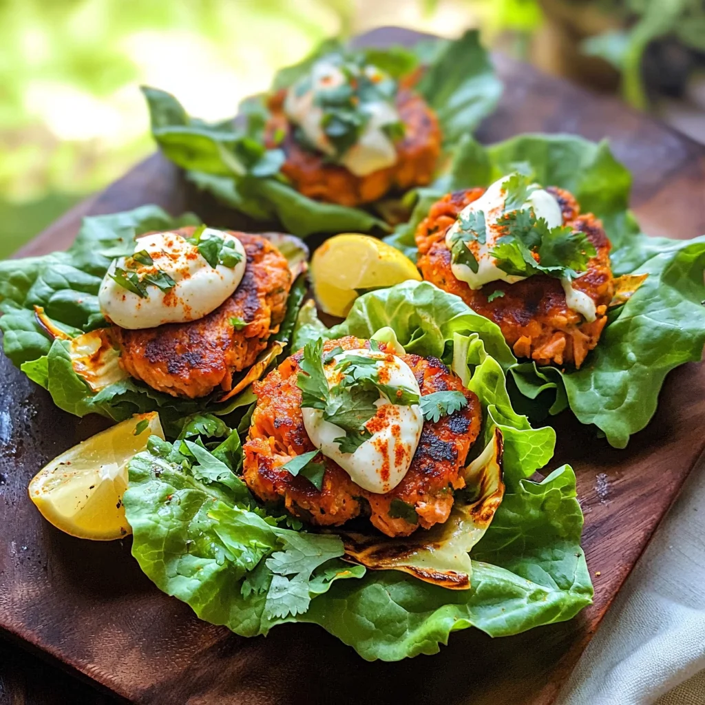 Lettuce wraps might be our all-time favorite weeknight summer dinner—minimal cooking, maximum flavor and freshness.Curried Salmon Sliders with Lemon Yogurt