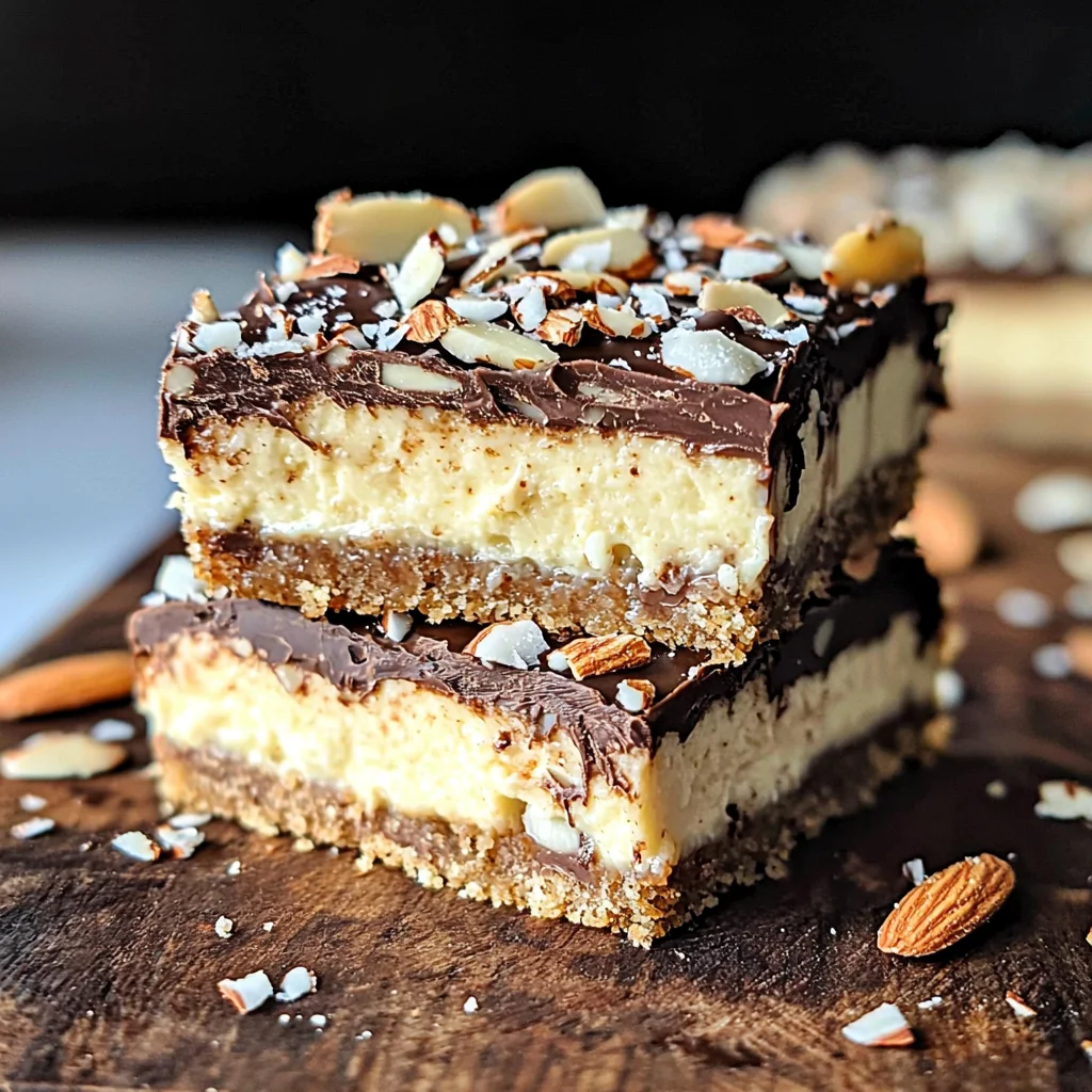 Low-Carb Almond Joy Bars