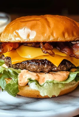 Memorable Crack Burgers with Bacon and Ranch Dressing Recipe
