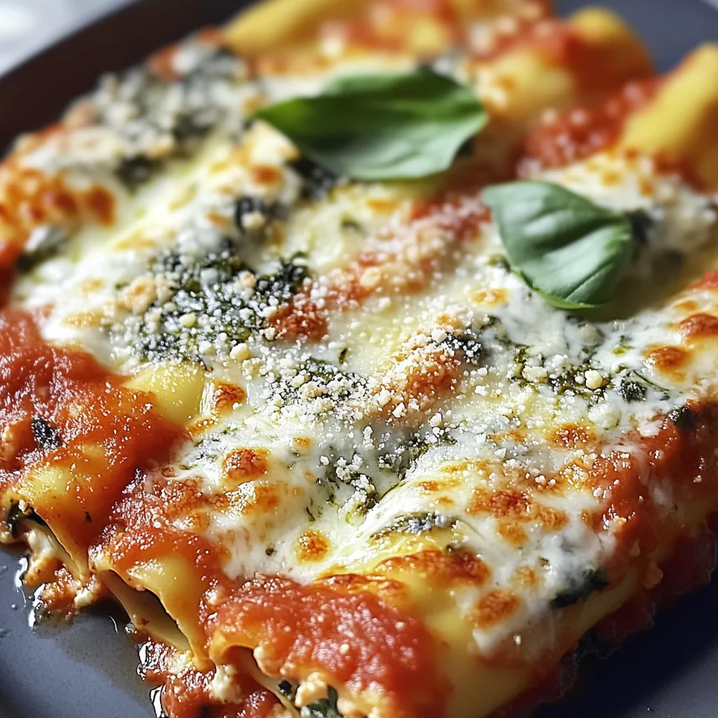 Quick and Easy Manicotti for Busy Nights with Spinach and Ricotta