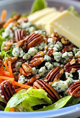 Recreate the iconic Outback blue cheese pecan chopped salad in your kitchen. This low-carb copycat recipe is easy and tasty!