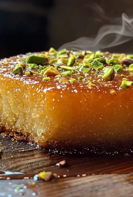 Saffron Pistachio Basbousa Recipe: A Middle Eastern Delight