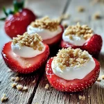 Strawberry Cheesecake Strawberry Bites