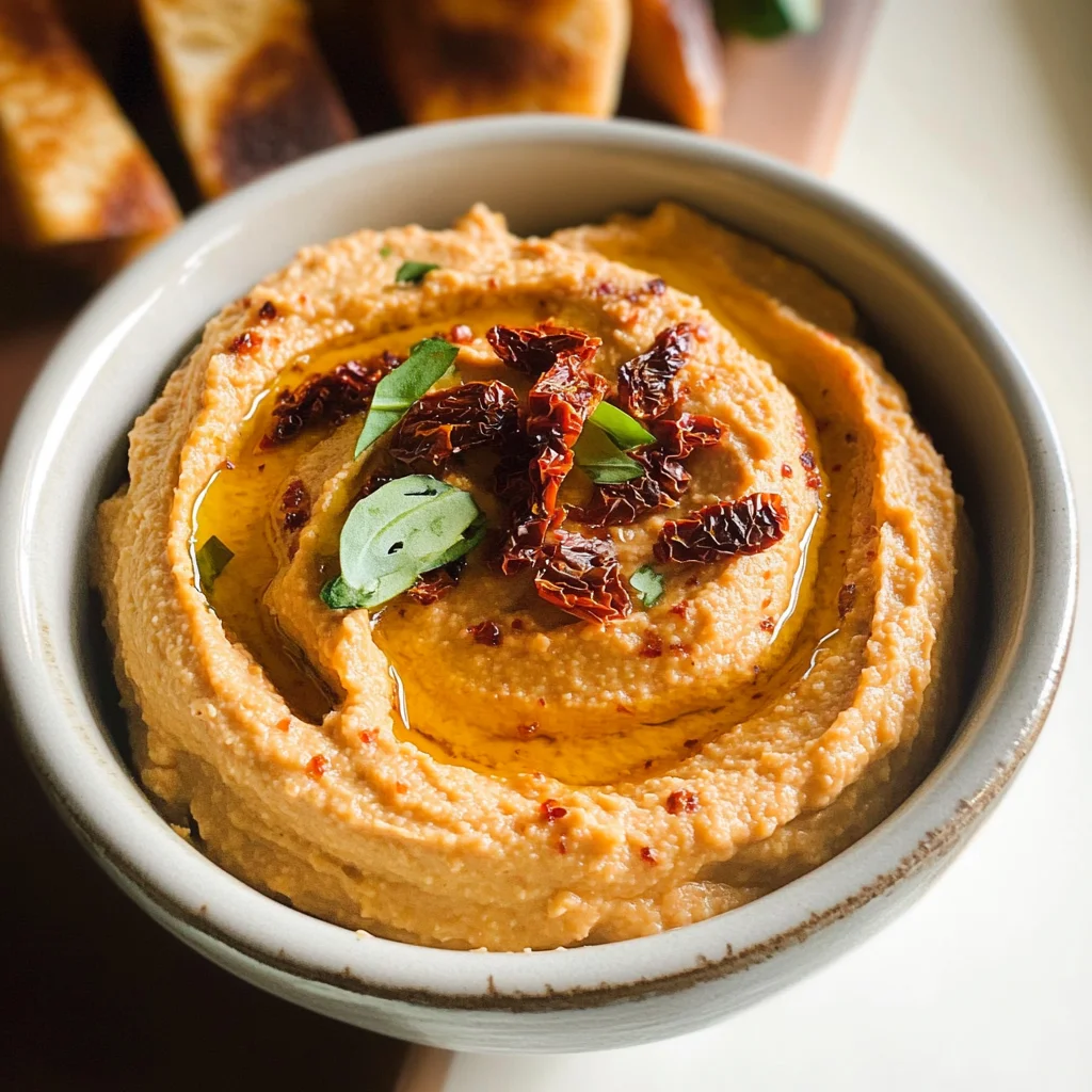 Sun Dried Tomato Hummus