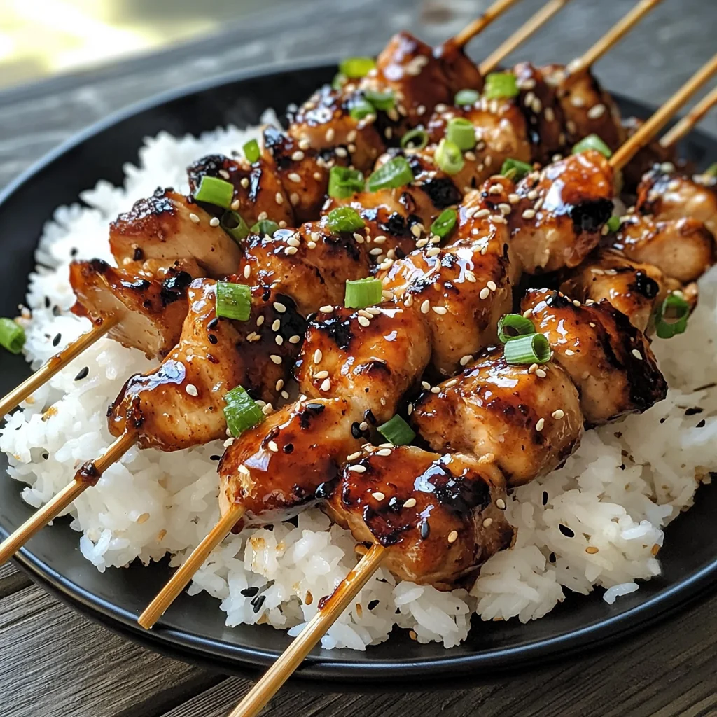 Teriyaki Chicken Skewers