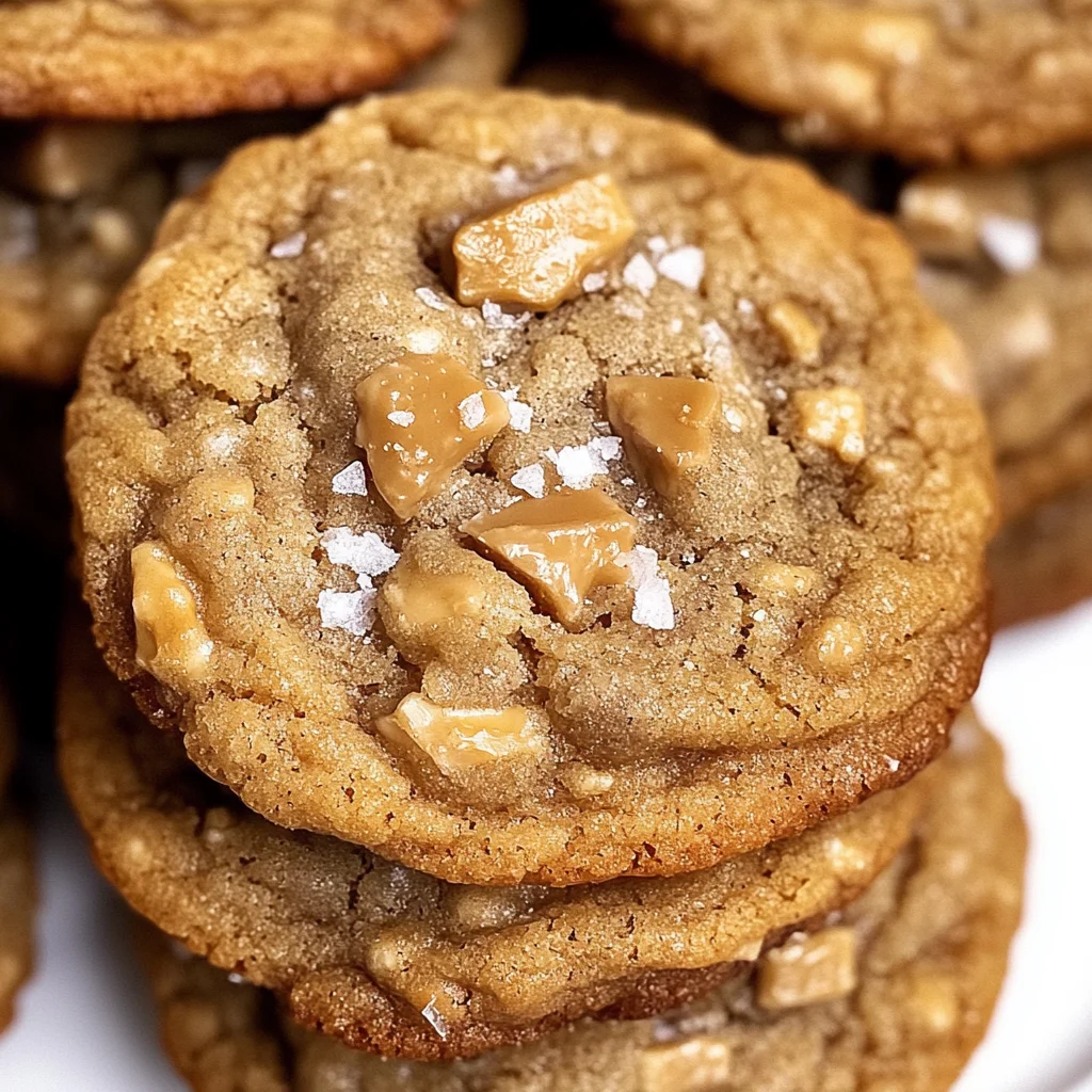Toffee Coffee Browned Butter Cookie