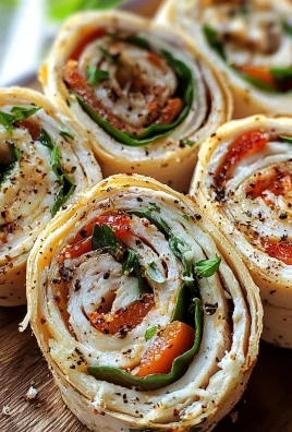 Turkey Pinwheels for Easy Pool Food