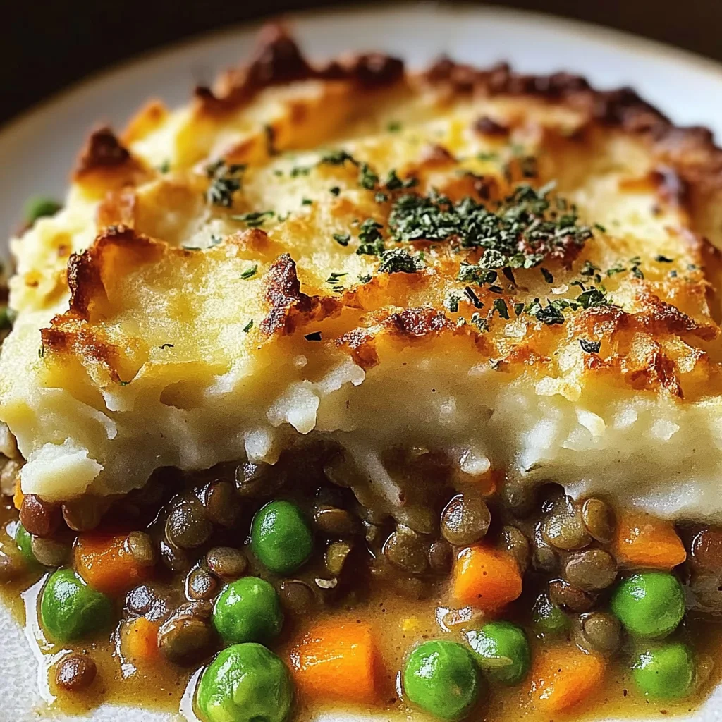 Vegan Lentil Shepherd’s Pie