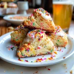 Birthday Cake Scones