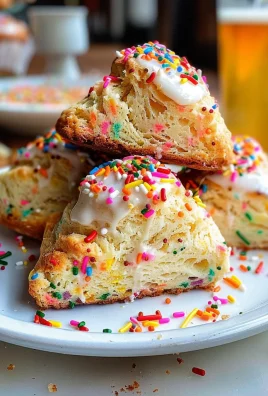 Birthday Cake Scones