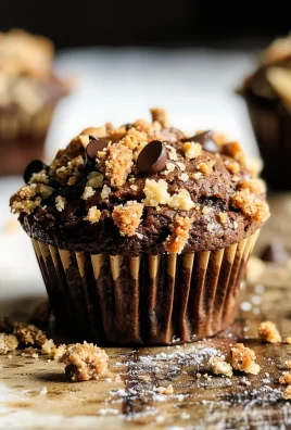Chocolate Coffee Toffee Crunch Muffins
