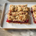 Cranberry Sauce Oat Bars