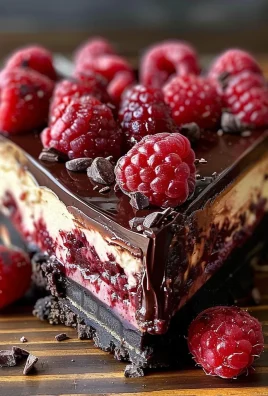 Dark Chocolate Raspberry Cheesecake: Indulge in a Decadent Dessert Delight