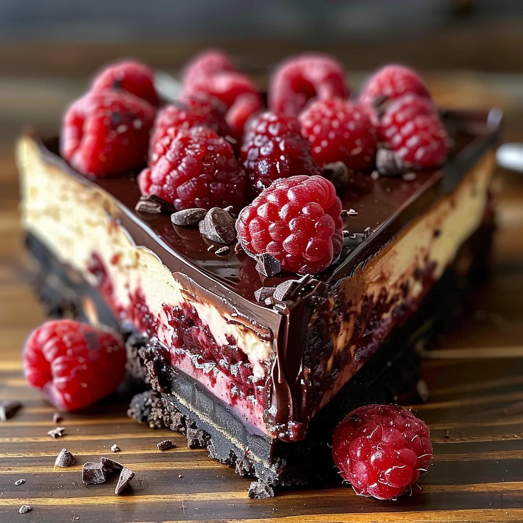 Dark Chocolate Raspberry Cheesecake: Indulge in a Decadent Dessert Delight