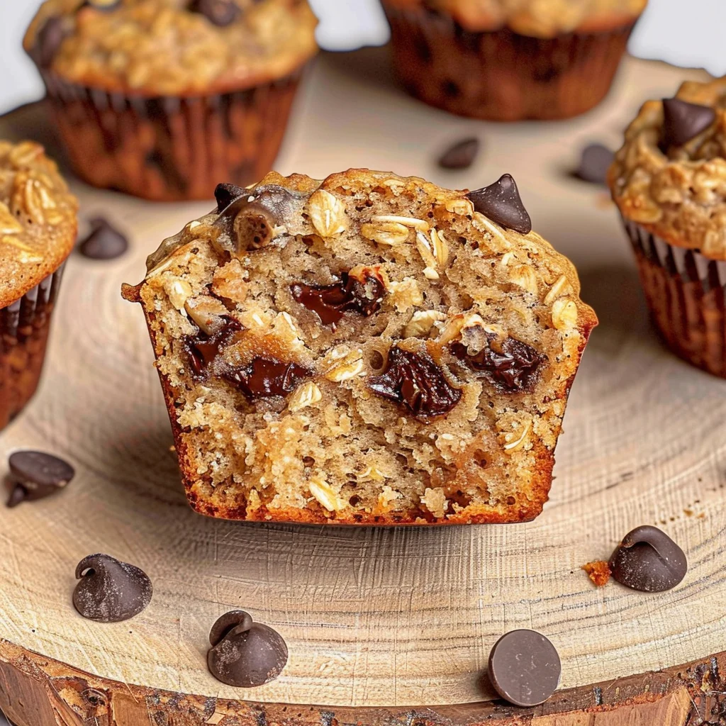 Fearless 3-Day Oatmeal Chocolate Chip Breakfast Muffins
