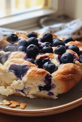 Fluffy Cottage Cheese Blueberry Cloud Bread