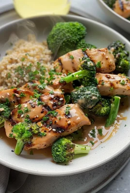 Grilled Chicken & Broccoli Bowls With Creamy Garlic Sauce Delight Your Taste Buds!