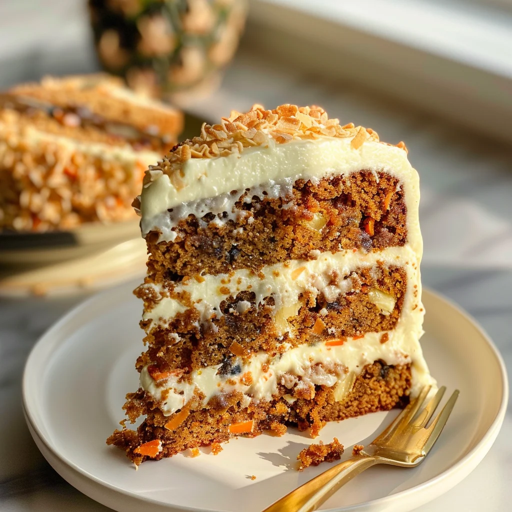 Hawaiian Carrot Pineapple Cake – A Tropical Twist on a Classic Favorite