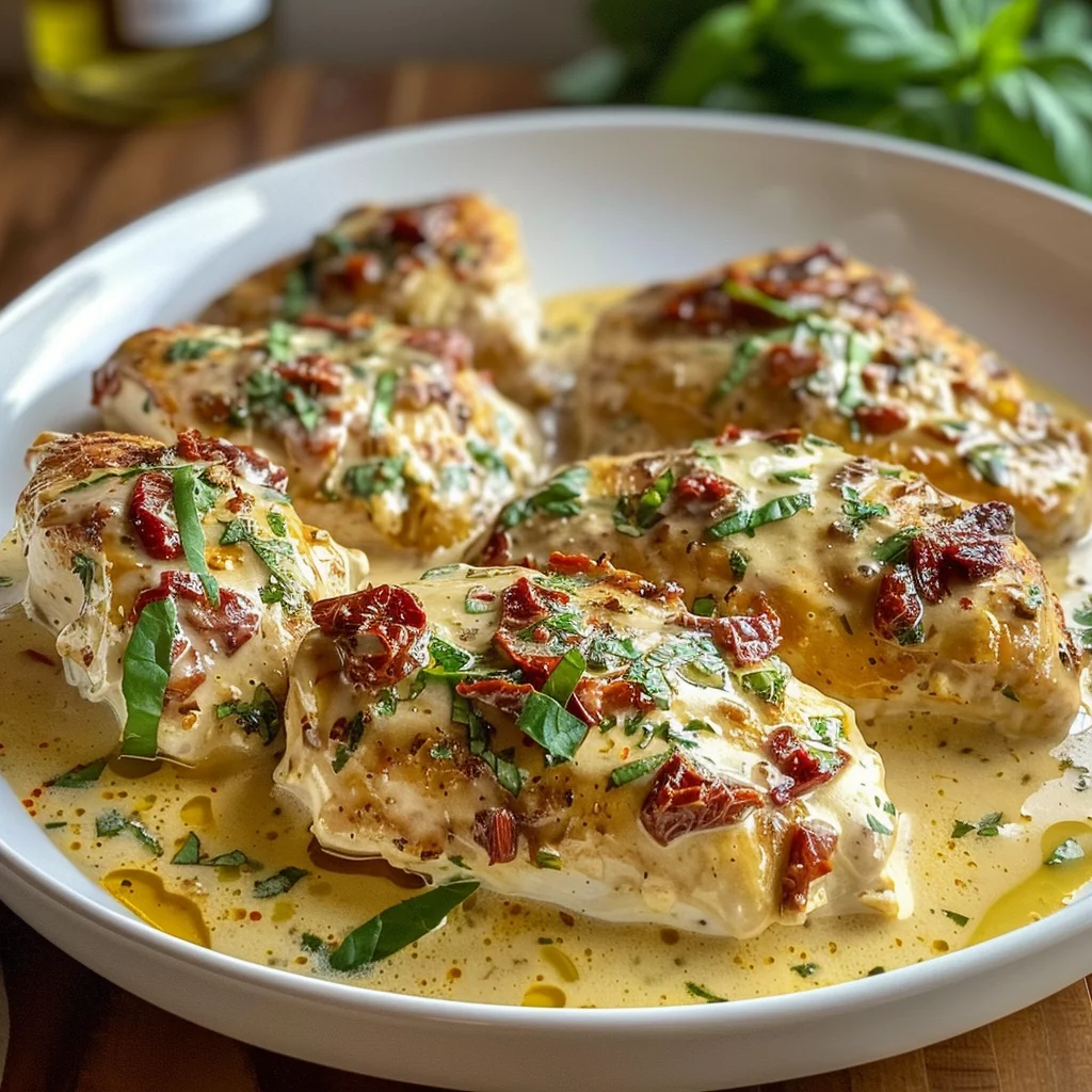 High Protein Crockpot Marry Me Chicken