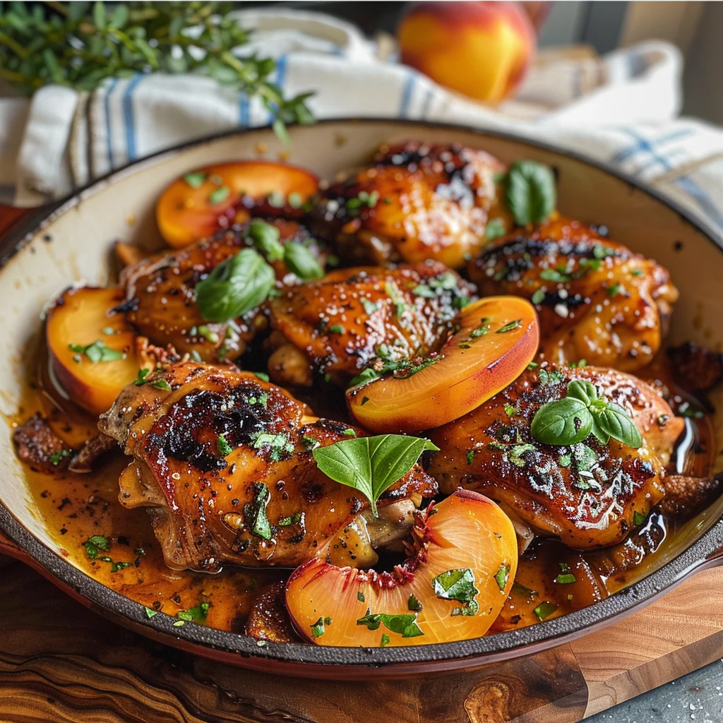 Honey Butter Peach Chicken