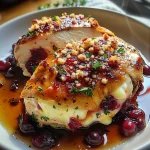 Impressive Cranberry Brie Stuffed Chicken