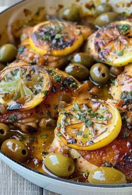 Mediterranean Chicken with Lemons and Olives