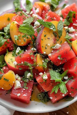 Peach Watermelon Salad: Refreshing Summer Delight Awaits!