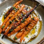 Roasted Carrots with Whipped Ricotta & Hot Honey