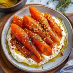 Roasted Carrots with Whipped Ricotta and Hot Honey
