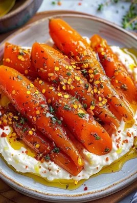 Roasted Carrots with Whipped Ricotta and Hot Honey