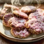 Strawberry Iced Oatmeal Cookies Recipe