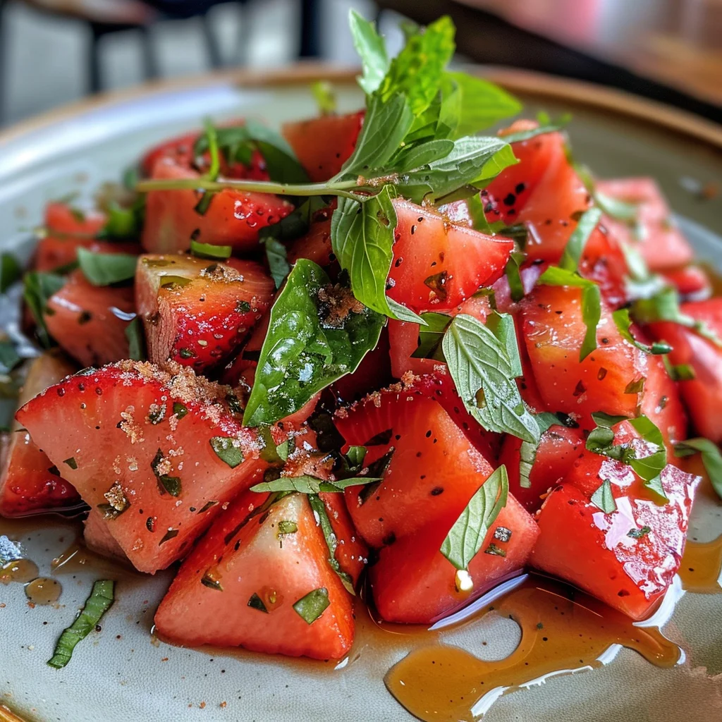 Strawberry Watermelon Salad with Honey-Lime Vinaigrette image 3