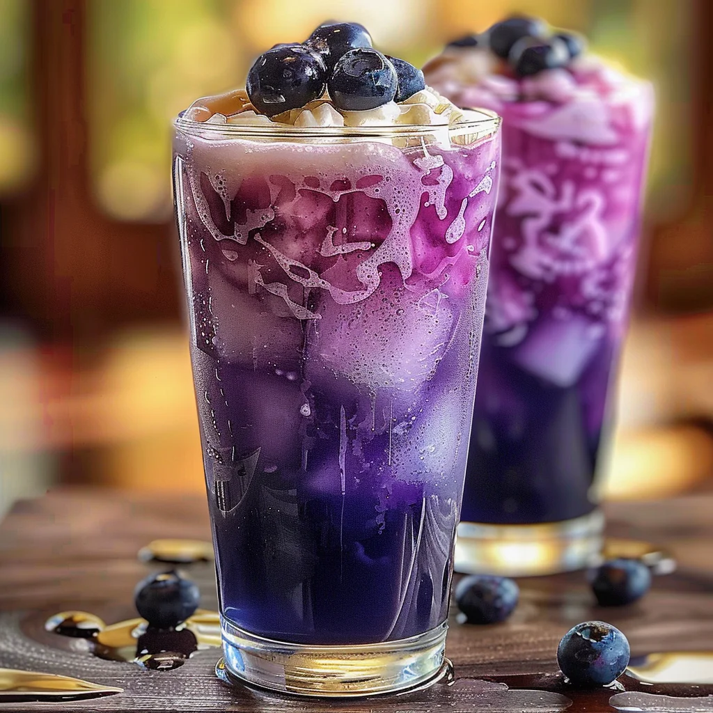 Sugar Free Blueberry Italian Cream Soda