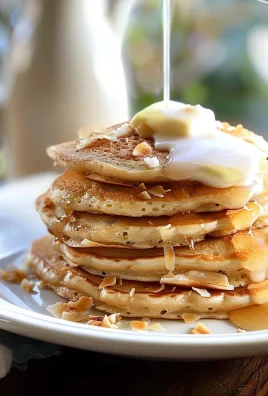 Toasted Coconut Pancakes