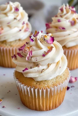 Vegan Cardamom Rose Cupcakes