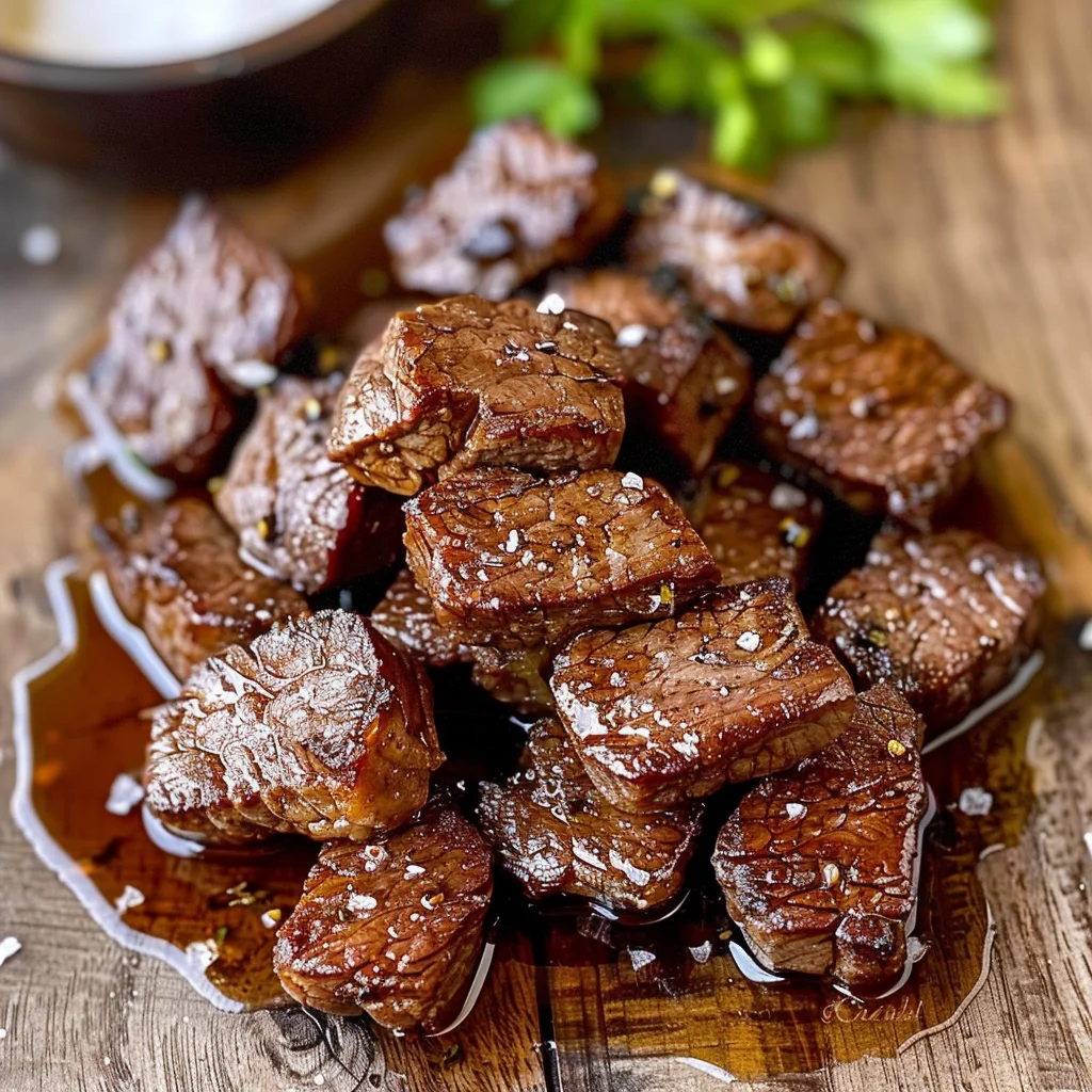 Air Fryer Juicy Steak Bites