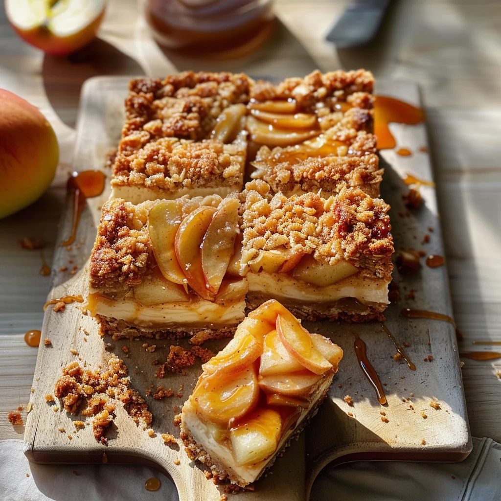 Apple Pie Cheesecake Bars
