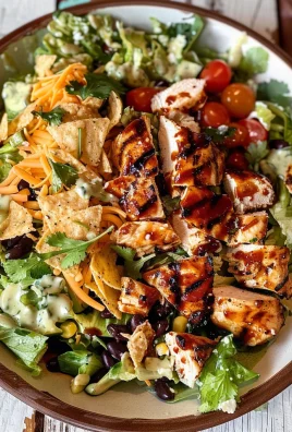BBQ Chicken Chopped Salad with Cilantro Ranch