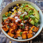 BBQ Chicken Sweet Potato Bowl