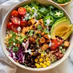 BBQ Ranch Chicken Quinoa Bowls