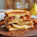 Bacon, Pear and Fig Grilled Cheese