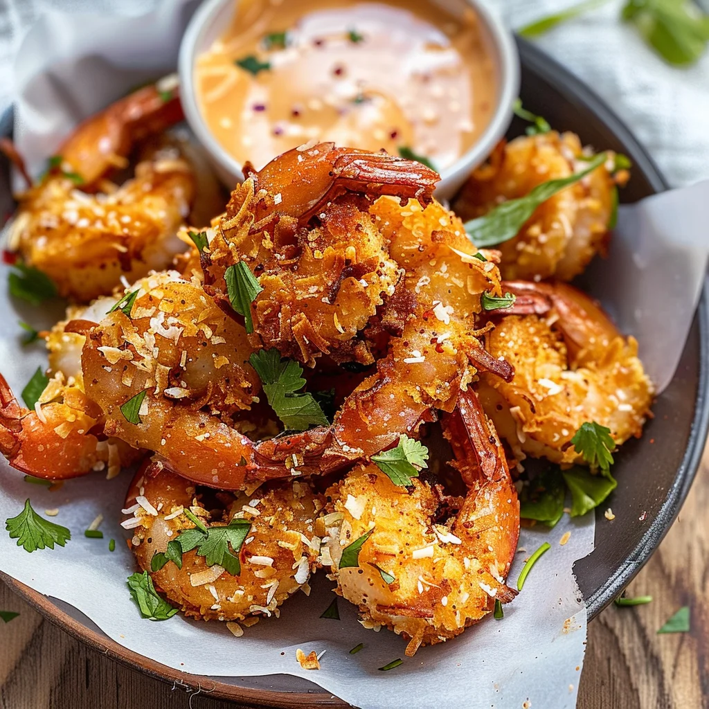 Baked Coconut Shrimp with Sweet Chili Mayo