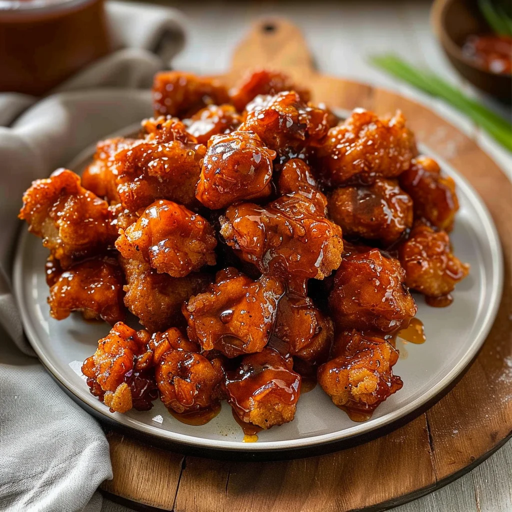 Baked Honey BBQ Chicken Bites