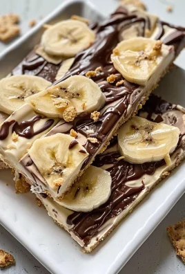 Banana & Nutella Frozen Yogurt Bark